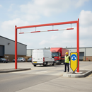 Premium Fixed Height Restrictor Barrier with Galvanised Steel Construction and Adjustable Clearance for High Sided Vehicles