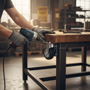 125mm Heavy Duty Swivel Plate Castor with Rubber Tyre