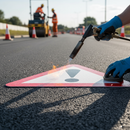 Professional Preformed Thermoplastic Road Marking for Hidden Dips with Exclamation Mark Warning
