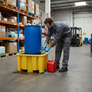 Heavy Duty Spill Pallet for 1 x 205L Drum - Ideal for Safe Containment