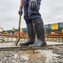 Premium Full Safety Wellington with Steel Toe Cap, Thermal Insulation, and Slip-Resistant Outsole for Industrial Use