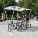 Premium Multi-Use Outdoor Shelter with Curved Roof Design - Durable Galvanised Steel Frame and Customizable Lengths up to 5 Metres