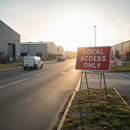 Premium Local Access Only Quick Fit Sign - 1050mm x 750mm for Traffic Safety - High-Quality Professional Grade for Industrial and Commercial Applic...