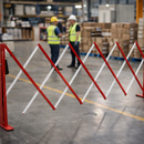 Expandable Safety Barrier – 2.5m – Durable Steel – Industrial Use
