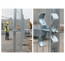 Premium Heavy Duty Temporary Fencing Clips Made from Galvanised Steel for Durable Panel Connections