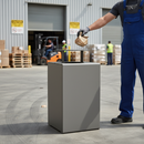 Premium 120L Heavy Duty Litter Bin with Front-Side Door for Easy Handling and Aesthetic Design