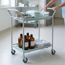 Small General Purpose Trolley with 2 Laminate Shelves