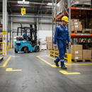 Premium Self-Adhesive Floor Markers - 'L' Shape, 200mm x 200mm, Pack of 10 for Industrial Use
