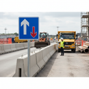 Premium Post Mounted Traffic Sign - Priority Over Oncoming Vehicles, Height Options from 600mm to 1600mm