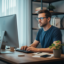 Premium Square Style Glasses with Polycarbonate Lens and Anti-Reflective Coating for Blue Light Protection