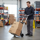 Heavy Duty Telescopic Folding Sack Truck - 125kg Load Capacity