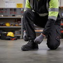 Premium Lightweight Safety Trainer with Aluminium Toe Cap, SRC Tested Grip, and Breathable Microfibre Upper for Comfort and Durability