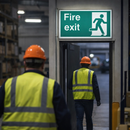 Fire Exit Sign – Final Exit Right – Running Man Symbol – Safety