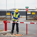 Heavy Duty Universal Boom Barrier with Gas Cylinder Assist System