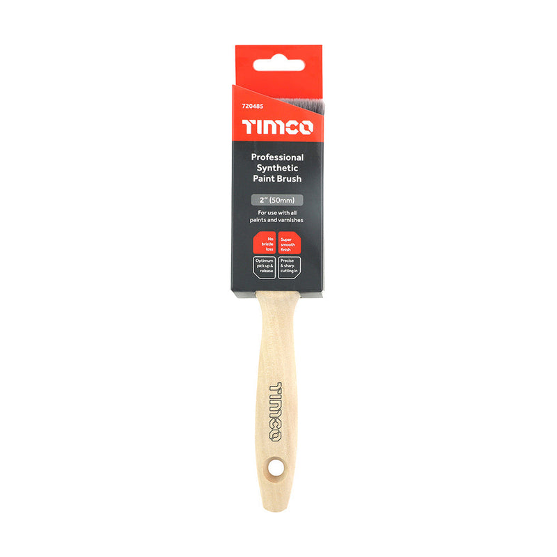 Professional Synthetic Paint Brush - 2"