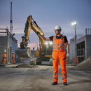 High-Performance Combi Suit - Hi-Vis Orange with Reflective Tape
