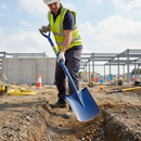 Professional Heavy Duty GPO Trenching Shovel with Tapered Design for Efficient Soil Cutting and Utility Infrastructure Installation