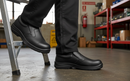 Premium Micro-Fibre Slip On Shoe with Steel Toe Cap, Shock Absorber Heel, and Anti-Static Features for Enhanced Safety and Comfort