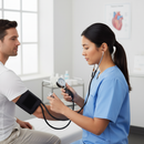 Professional Adult Sphygmomanometer Cuff with Velcro Closure and Dual Tube Design, 54.5 x 14.5 cm