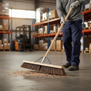 Premium 24 Inch Broom with 48 Inch Handle - Heavy Duty Cleaning Tool for Effective Dust and Debris Removal