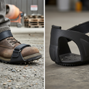 Premium Cold Resistant Heel Grips with Tungsten Spikes for Enhanced Traction in Slippery Conditions