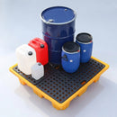 4-Drum Stackable Spill Pallet, 280L Capacity, Polyethylene (view 2)