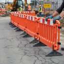 Premium Pedestrian Barrier with Low Profile Design and Reflective Strip for Optimal Visibility and Transport Efficiency