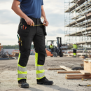 Professional Heavy Duty Softshell Trousers with Holster Pockets, Waterproof and Breathable Design for Harsh Weather Conditions