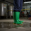 Premium Heavy Duty Full Safety Wellingtons with Chemical Resistance and Slip-Resistant Outsole