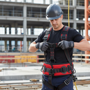 Premium 5-Point Safety Harness with Breathable Padding and Tool Loops for Window Cleaning and Suspended Work