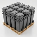 80 Litre Wheelie Bins – Pack of 40 on Pallet (view 2)
