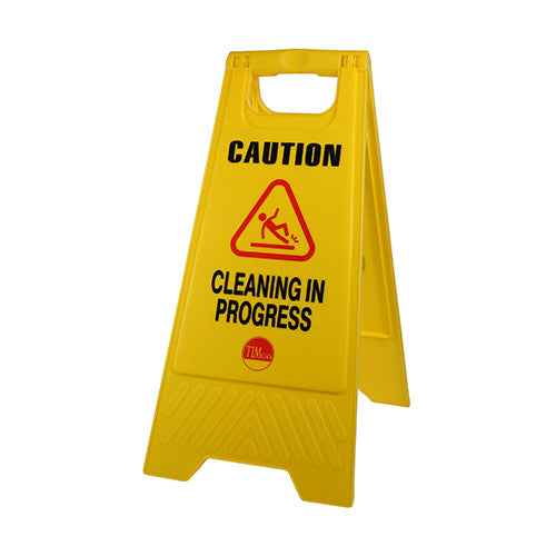 A-Frame Safety Sign - Caution Cleaning in Progress - 610 x 300 x 30