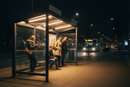High-Performance LED Lighting Solution for Bus Shelters with Dual Power Options for Enhanced Visibility