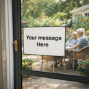 Custom Door Screen Sign – 600mm x 450mm – Flexible PVC – Indoor/Outdoor