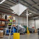 Heavy Duty Leak Diverter Tarp and Fittings - 100cm x 100cm