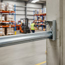 Heavy Duty Offset Wall Mount Barrier Bracket for Secure Impact Barrier Installation with Corrosion-Resistant Finish
