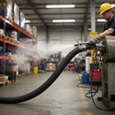 Premium High-Performance Hot Air Blower Hose for Dry Bulk Material Transfer - Heat Resistant EPDM, Flexible Design, No-Leak Cuffed Ends