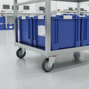 160mm Heavy Duty Swivel Bolt Hole Castor with Anti-Static Features