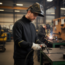 Premium Flame Resistant Wool Jacket with Thumb Grip and Heat Protection for Outdoor Work