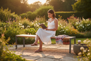 Premium Backless Bench with PEFC-Certified Timber and Recycled Plastic for Environmentally Friendly Outdoor Seating