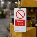 Double Sided Safety Tags – 80mm x 150mm – 4mm PVC – Industrial Use