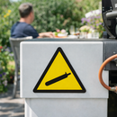 Compressed Gas Symbol Warning Signs – 1mm Rigid Plastic – Indoor/Outdoor