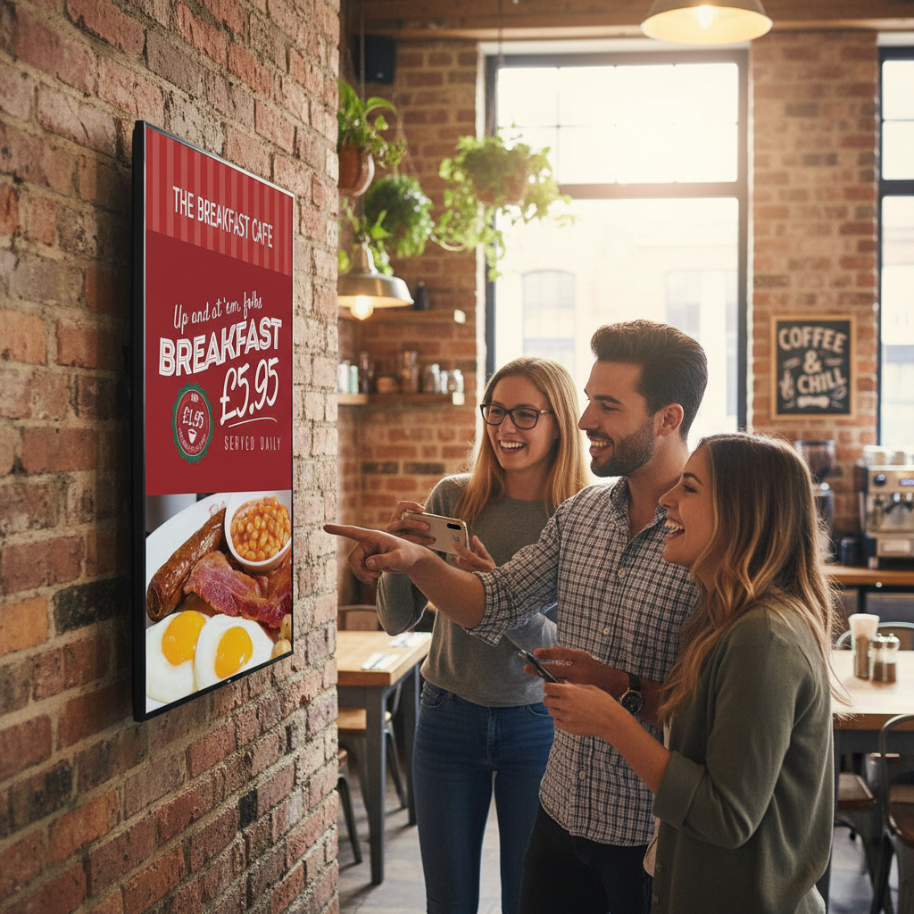 Professional High-Performance Digital Menu Boards with Multi-Screen Sy