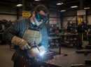 Premium Flip Front Welding Goggles with Green PVC Frame and Polycarbonate Lens Shade 5 for Enhanced Safety and Comfort