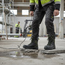 Premium High-Performance Safety Boot with Fiberglass Toe Cap, Slip-Resistant Outsole, and Insulated Design for Cold Weather Work