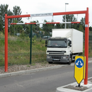 Premium Fixed Height Restrictor Barrier with Galvanised Steel Construction and Adjustable Clearance for High Sided Vehicles