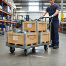 125mm Fixed Plate Elastic with Aluminium Centre and Ball Bearing