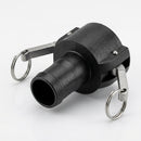 Glass-Reinforced Polypropylene Cam Lever Hose Coupler – 1½in Barb x 1½in (view 2)