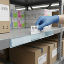 Premium Self Adhesive Shelf Edge Ticket Strip - 1250mm Width and 42mm Height for Effective Pricing Display