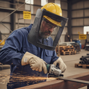 Premium Etched Stainless Steel Mesh Visor for Safety and Comfort